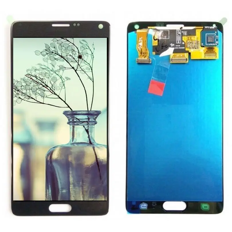 Супер AMOLED lcd s для samsung Galaxy Note 4 Note4 N910 N910C N910A N910F N910H ЖК-дисплей с сенсорным экраном