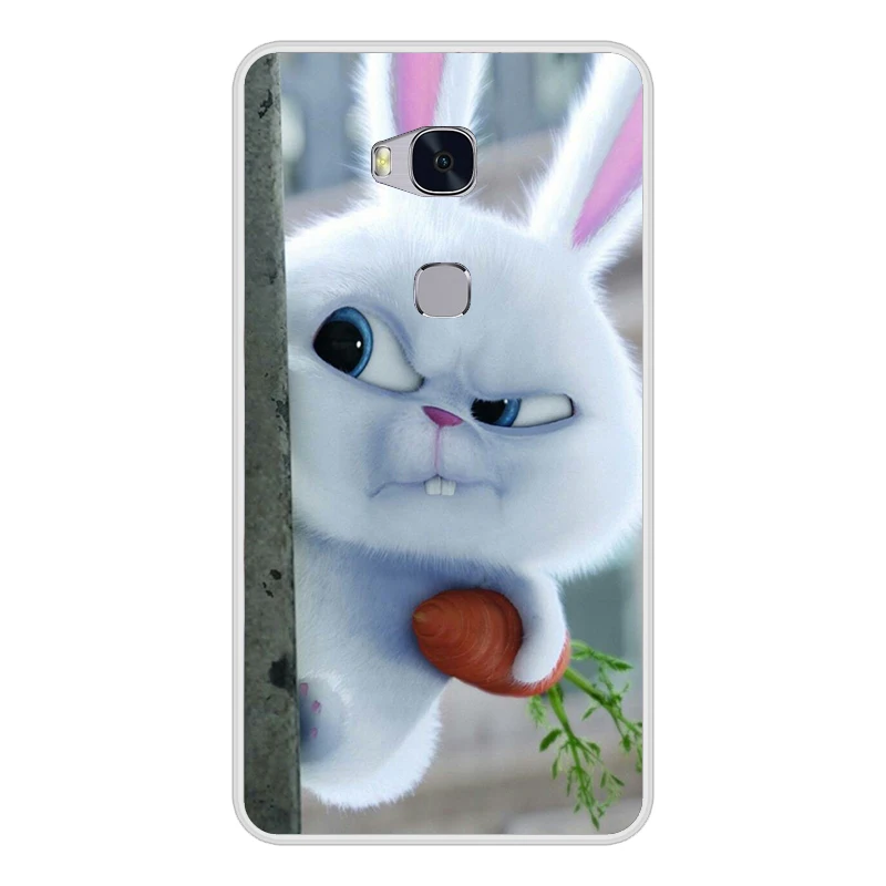 Чехол на заднюю панель для huawei Honor 5X X5 GR5 kiw-l21 5," чехол для телефона из ТПУ для huawei Honor 5 X 5x KIW-L21 силиконовый чехол s - Цвет: Черный