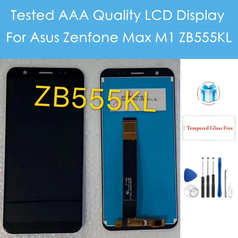10 сенсорный экран для Asus Zenfone Max M1 ZB555KL LCD дисплей AAA Качество Для запасные