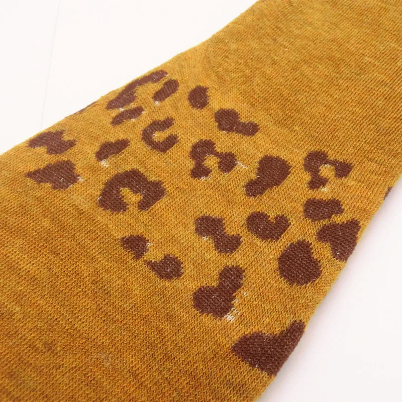 Модные леопардовые носки для женщин с низким вырезом на лодыжке розовые белые