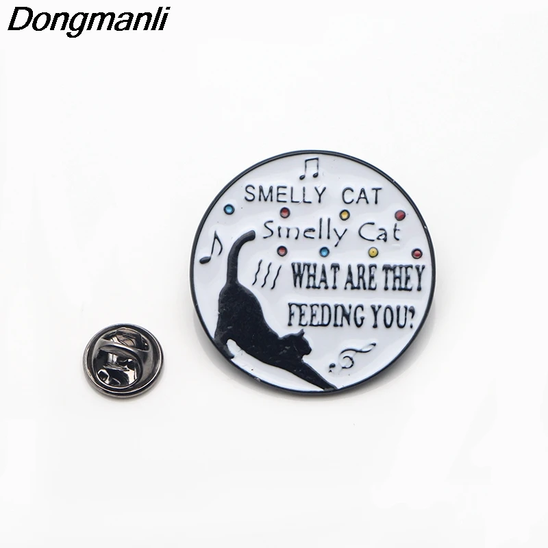 P3271 Dongmanli друзья ТВ шоу вонючий кот что они кормят вас эмалевые булавки ювелирное