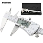 150 мм 6-дюймовый электронный цифровой штангенциркуль, Высокоточный ЖК-дисплей, нержавеющая сталь IP54, водонепроницаемый штангенциркуль, измерительный инструмент, штангенциркуль