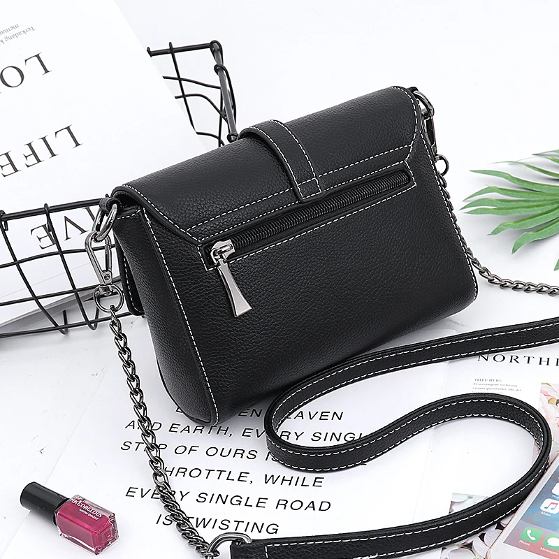 Nevenka Leather Handbag Female Chain Shoulder Bag Small Crossbody Bags Ladies Mini Flap for Women 2019 | Багаж и сумки