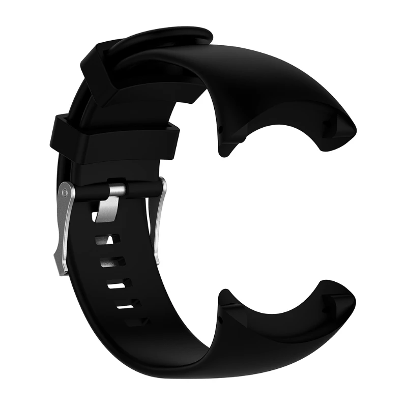 Сменный силиконовый ремешок для наручных часов Suunto Core черные спортивные часы |
