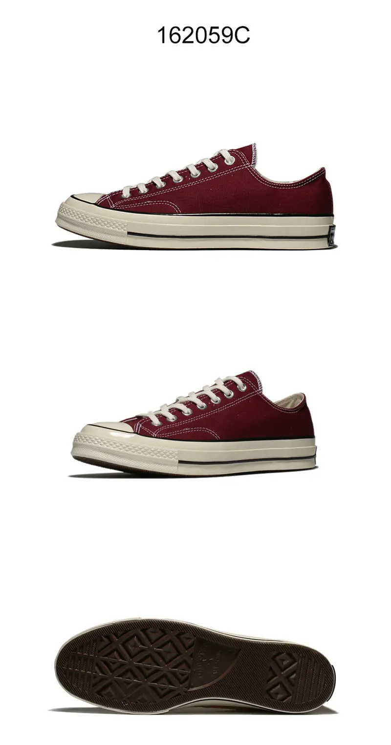 Новинка Chuck 70 оригинальные мужские и женские кроссовки унисекс в винтажном стиле 1970s Классическая обувь для скейтбординга 162059C