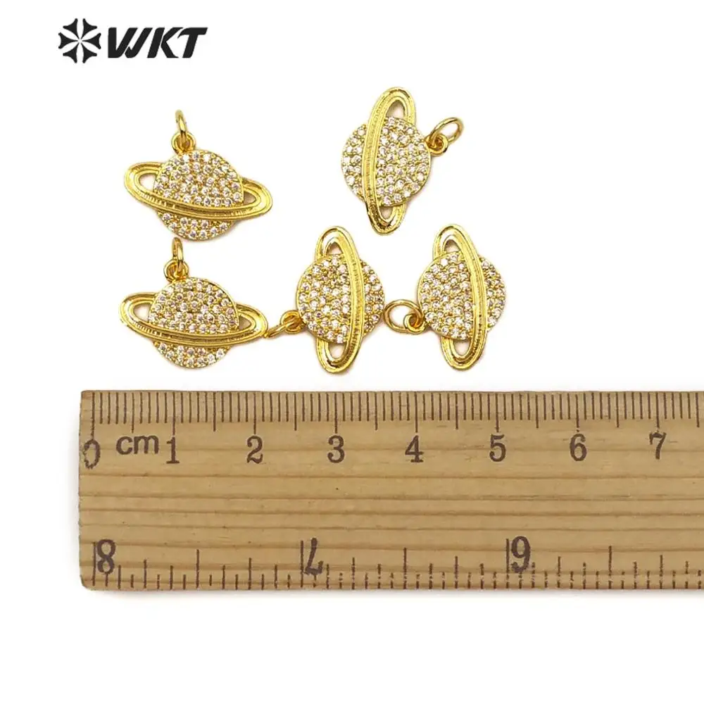 

WT-MP125 WKT Exquisite Colorful Planet Shape Cubic Zirconia Pendant Women Fashion Necklace Pendant Jewelry