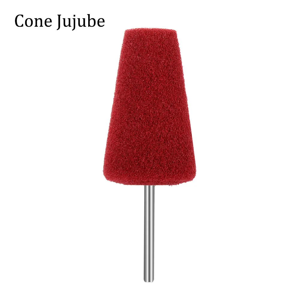 Cone Jujube Полировочный диск для полировки автомобиля Полировочный хвостовик полировальная губка конус металлический Поролоновый коврик для обслуживания автомобиля инструмент для чистки автомобиля - Цвет: Cone Jujube
