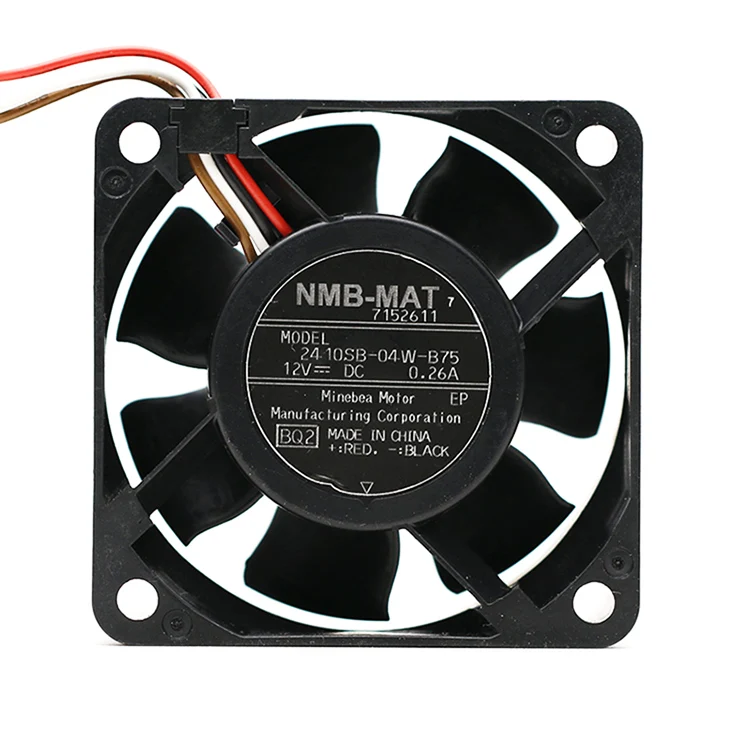 Новый оригинальный вентилятор охлаждения для NMB 2410SB 04W B75 12 В 0 26a 60*60*25 мм 6MC 4 линии