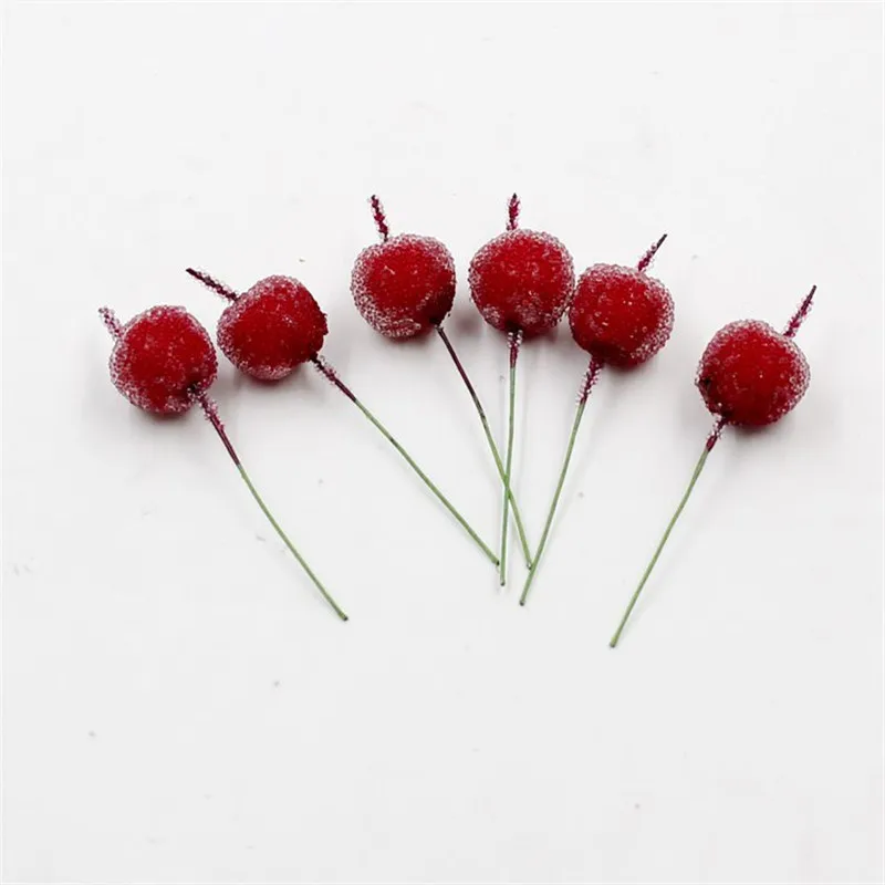 10 шт. мини Поддельные стеклянные гранатовые фруктовые маленькие Ягоды