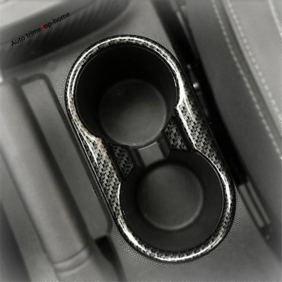 Matte / Carbon Fiber Interior Fit For MG ZS 2018 2019 2020 2021 2022 Front Seat Water Cup Holder Cover Trim Accessories | Автомобили и