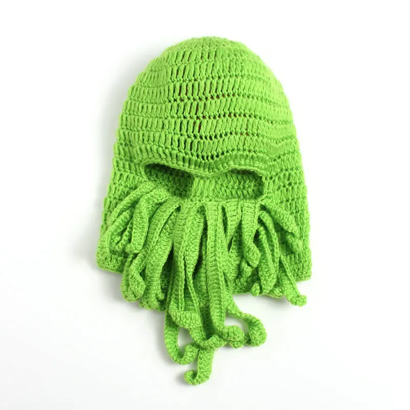 FDBRO велосипедные маски Octopus Смешные щупальца Cthulhu вязаная шапочка Лыжная Кепка