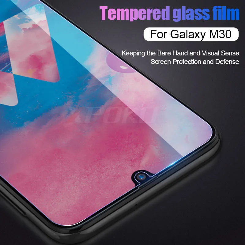 Закаленное стекло для Samsung A50 A30 A10 M30 M20 M10 защитная пленка экрана Galaxy A40 A70 A20E A80 A90 A60 3