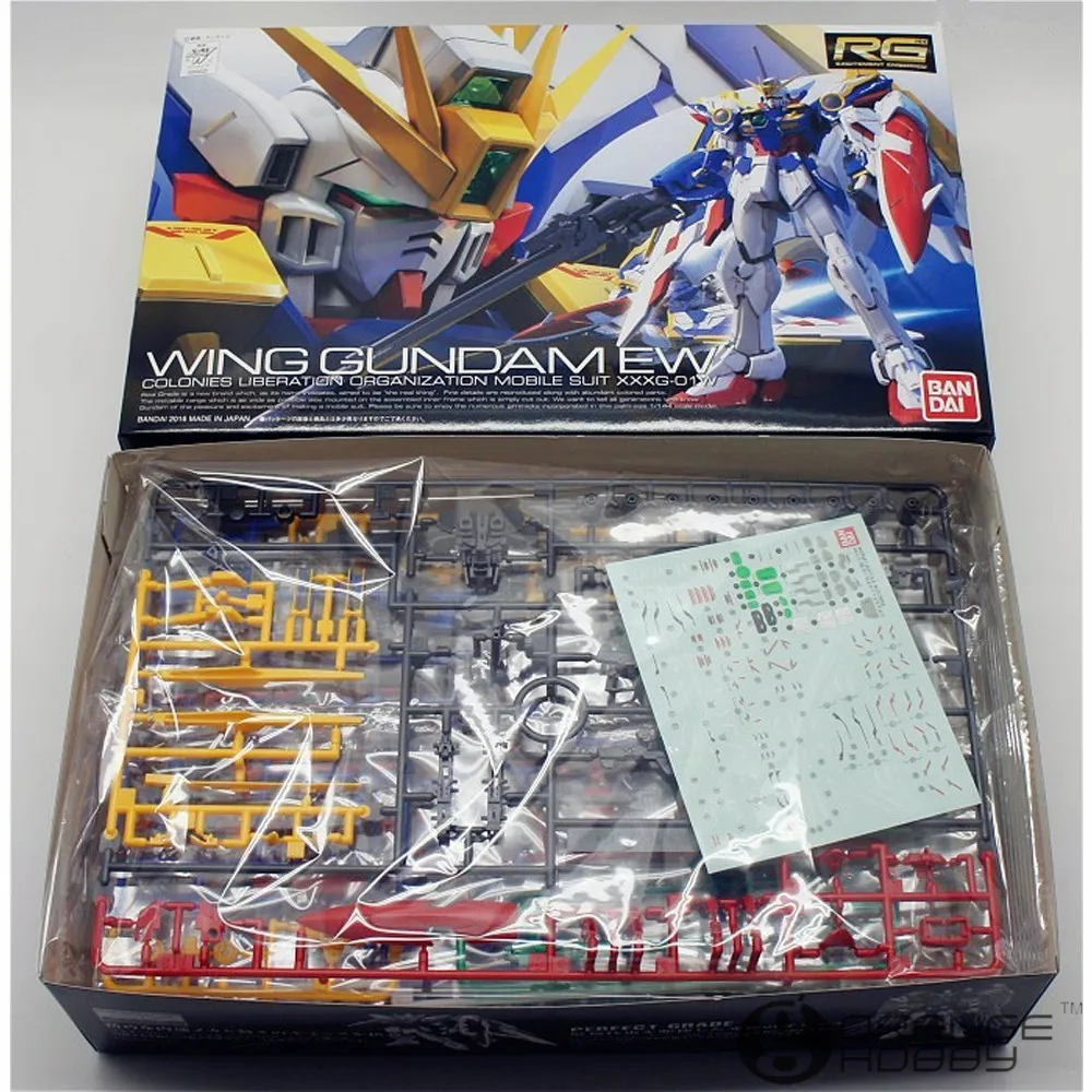 OHS Bandai RG 20 1/144 XXXG 01W Wing Gundam EW Mobile Suit Assembly Model Kits oh|model kit|assembly modelkit model |