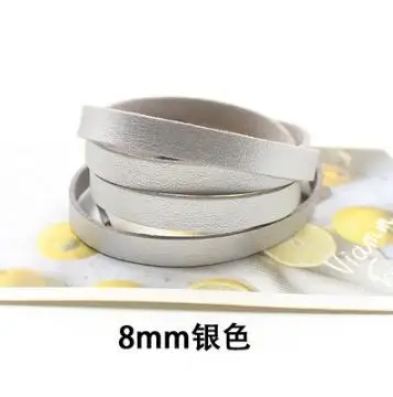 NO.7 8 мм PU кожаный ремень сумки ручки для DIY швейная сумка пряжки части аксессуары шнур из искусственной кожи полосы Вере - Цвет: NO.7