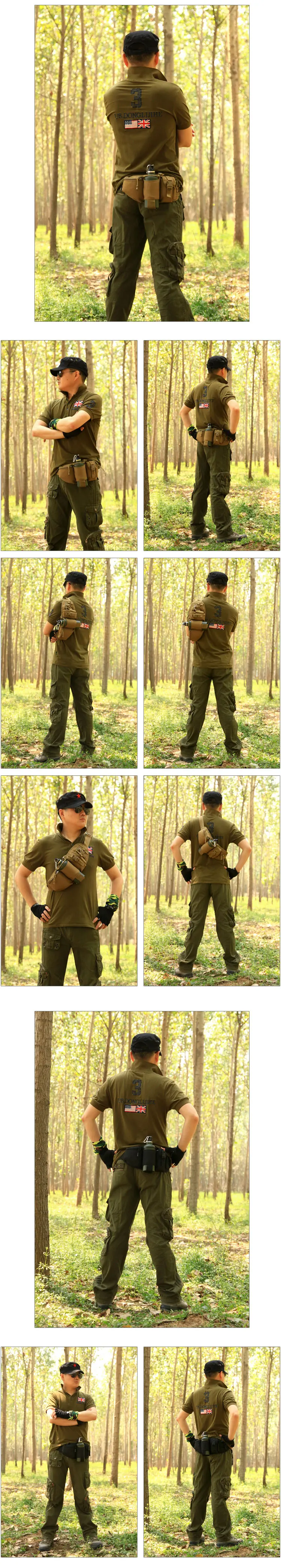 Sinairsoft Сумки на пояс Путешествие Мужской Для мужчин Водонепроницаемый нейлон ног Сумки Молл система поясная Для мужчин ремень Повседневное нейлон Y106
