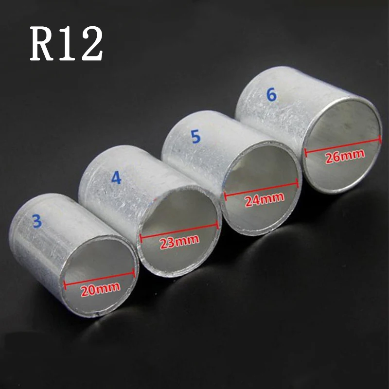 For Car A/C Air Conditioning Standard/Reduced Barrier Refrigerant Hose Aluminum Crimp Ferrule 3/8'' 1/2'' 5/8'' 3/4''
