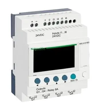 SR2A101BD компактное умное реле Zelio Logic 10 I O 24 V DC без часов дисплея|vdc| |