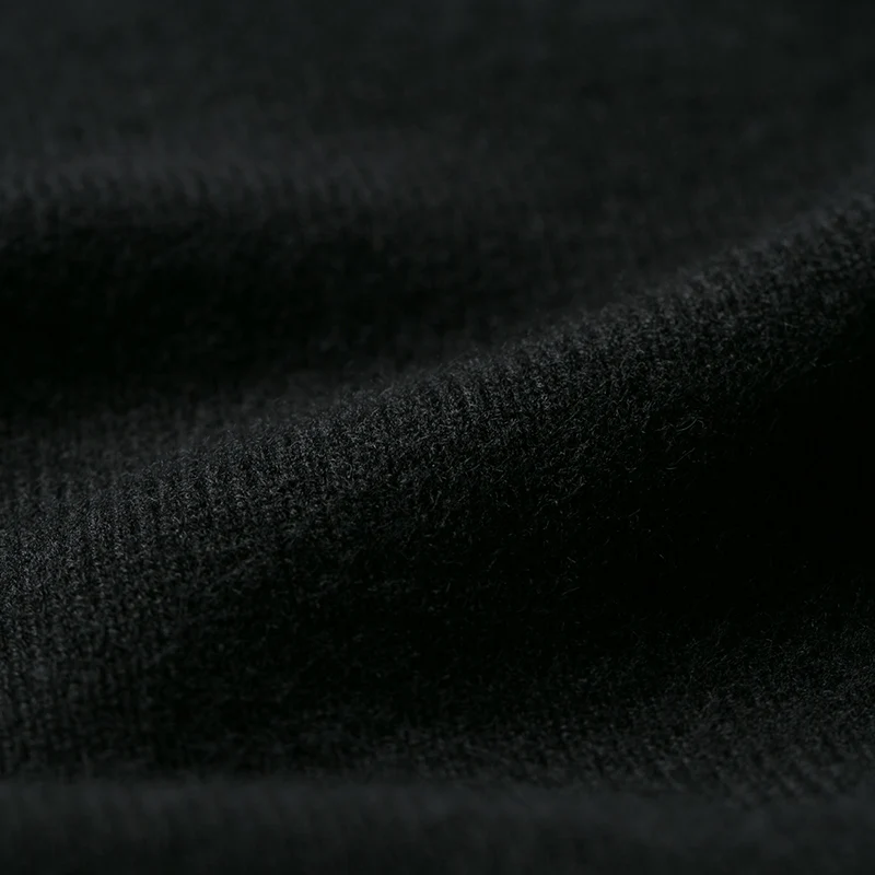 Мужской длинный вязаный кардиган Markless черный плотный теплый свитер с