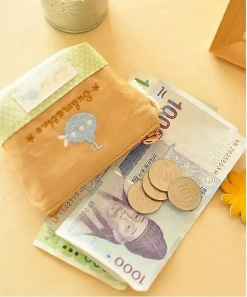 Polka Dot cute little purse coin bag small fresh fashion durable Wallets | Багаж и сумки
