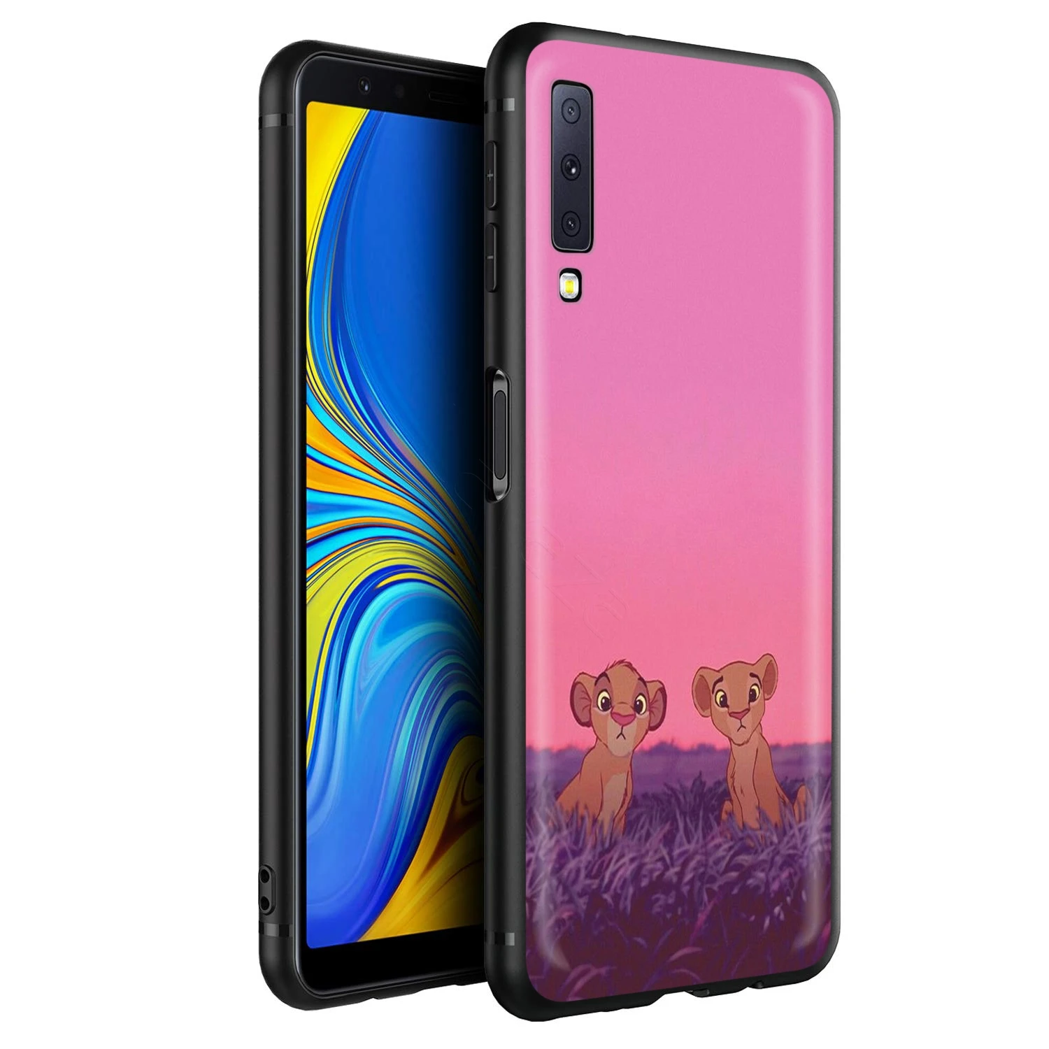 Мультяшный чехол с изображением короля льва для Samsung Galaxy S20 S10 S9 S8 S7 S6 Plus Note 9 8 M30 M20 M10