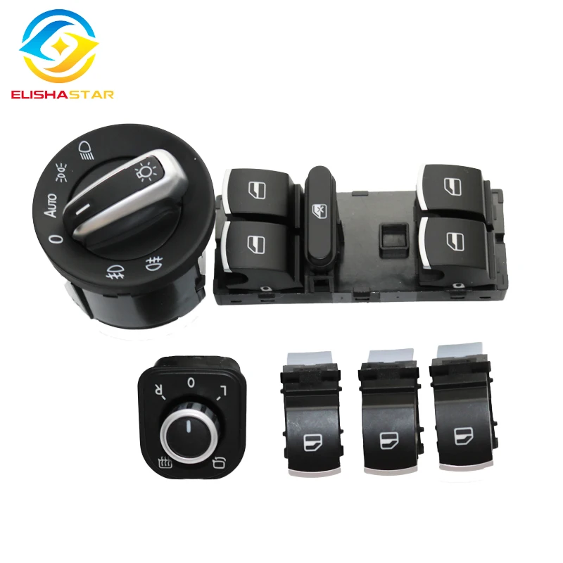 6 шт. переключатель для фар в W J etta 6 Golf GTI 5 6 Tiguan Passat B6 CC 5ND959857 5ND941431B 5ND 941 431 B