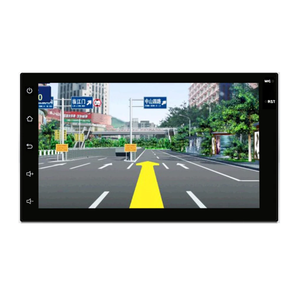 VODOOL 7 дюймов 2 Din Автомобильный dvd плеер автомобильное радио Android 5 1 WIFI GPS навигация