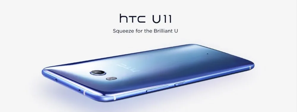 htc U11 Dual sim 5,5 дюймов 4 Гб ОЗУ 64 Гб ПЗУ Qualcomm835 Восьмиядерный 4G LTE сотовый телефон Android 7,1 отпечаток пальца