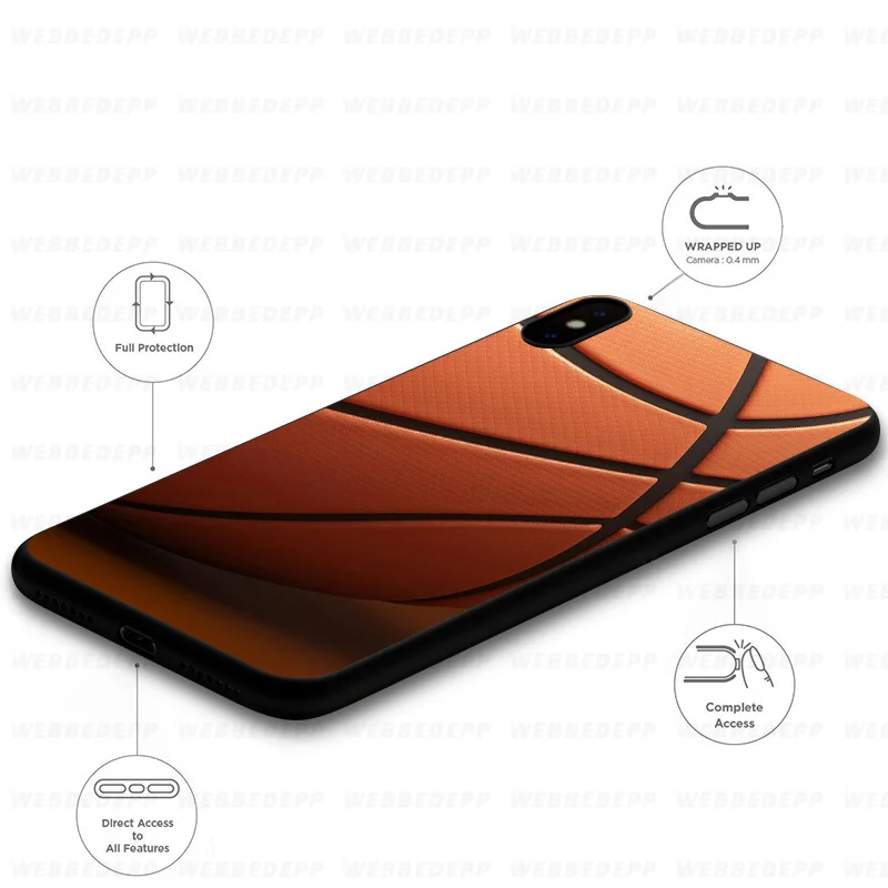 WEBBEDEPP баскетбольный чехол для Huawei Mate Honor 20 6A 7A 7C 7X 8 9 9X 10 View Lite Pro 30 |