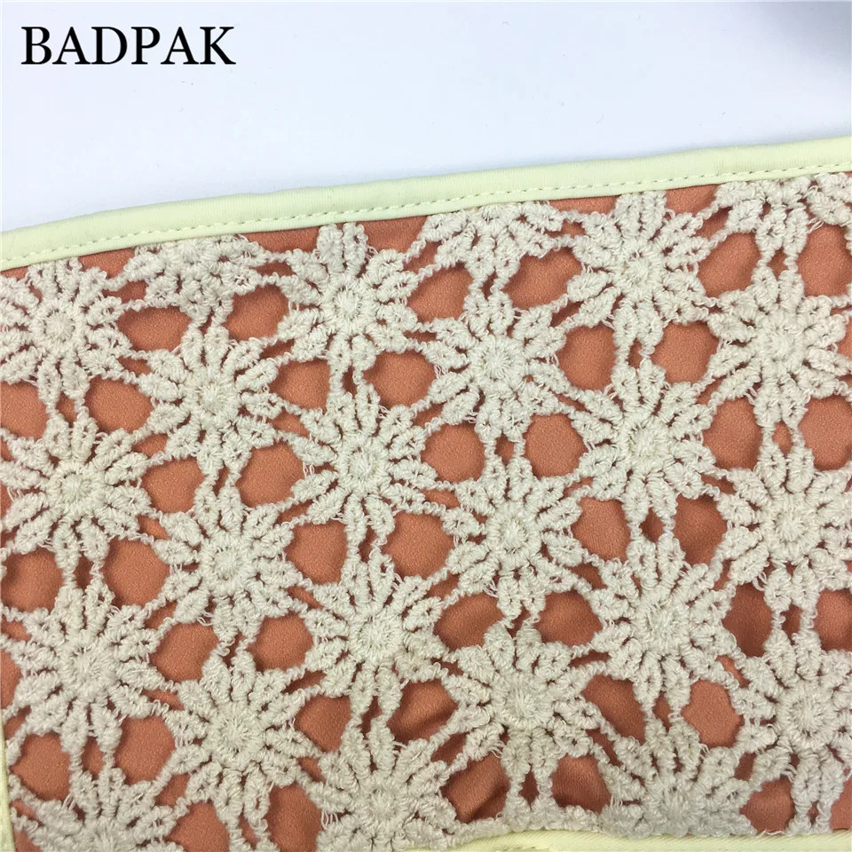 Badpak крючком бикини рюшами mayokini женский ванный комплект Одежда заплыва костюм для