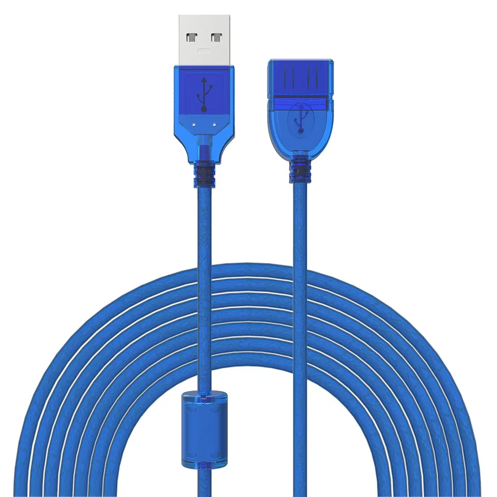 Robotsky USB удлинитель USB 2,0 адаптер «Папа-мама» быстрая скорость шнур для ПК клавиатура принтер камера мышь игровой контроллер