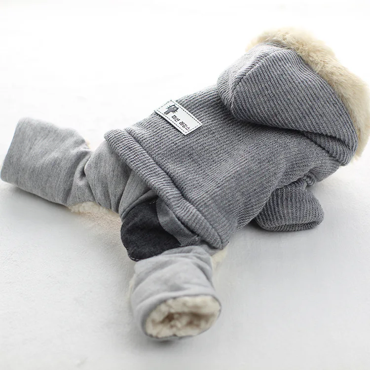 2018 winter new dog clothes luxury design high-grade wool cotton fabric four-legged warm pet clothing goods for dogs | Дом и сад