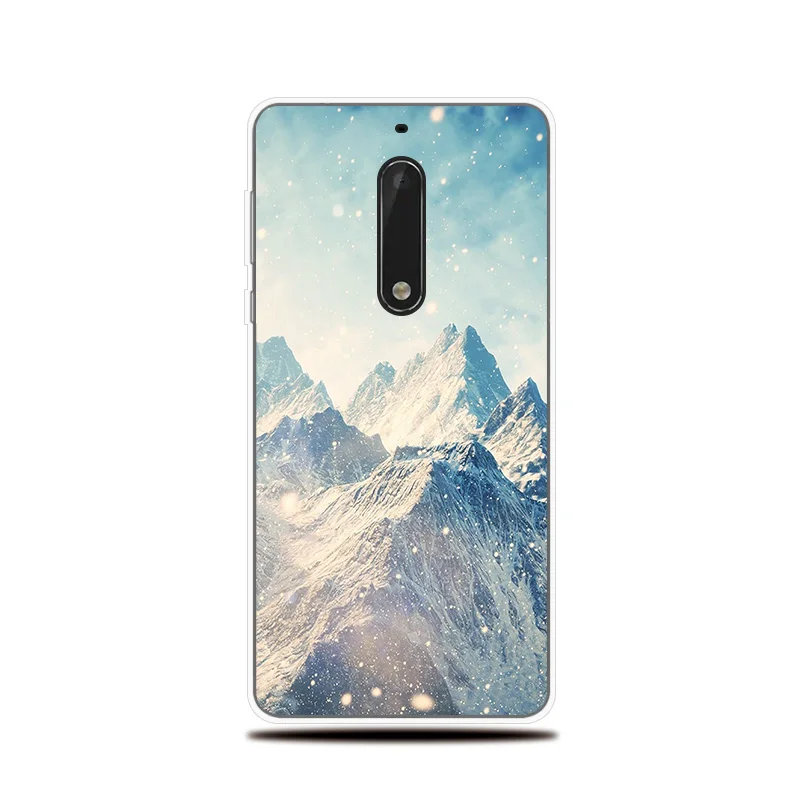 Чехол для телефона Nokia 3 5 6 8 Мягкая обложка пейзажа рисунком силиконовые Коке 2 1 Plus