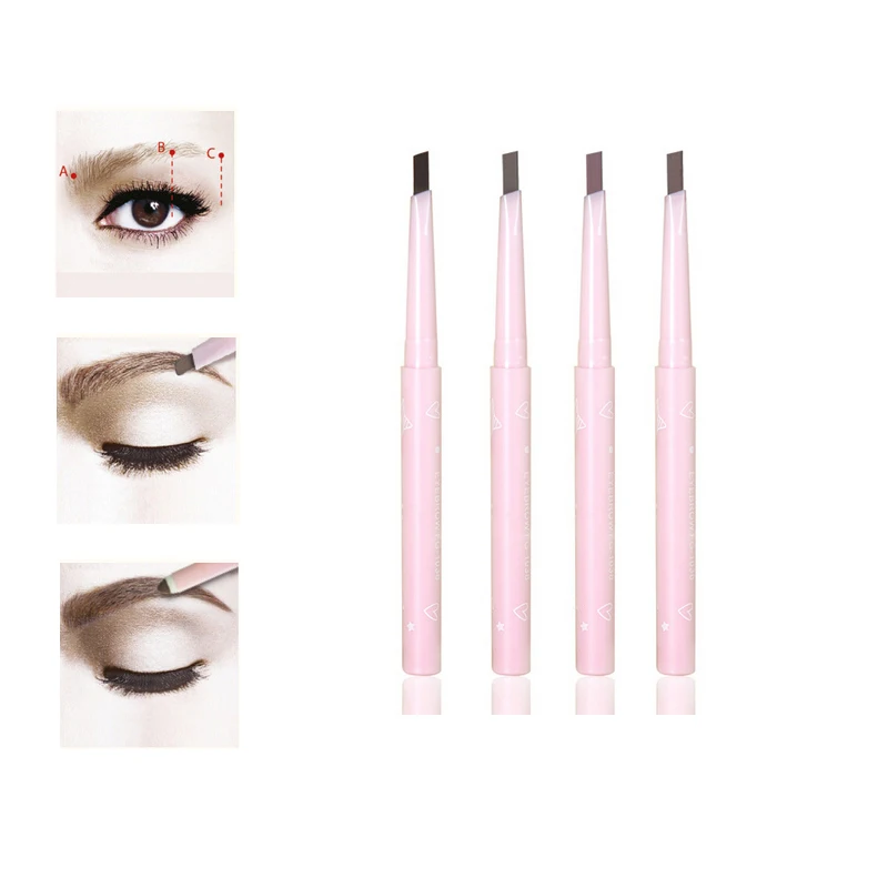 AddFavor Rotation Retractable Eyebrow Pen Refill Eye Brow Enhancer Liner Long Lasting Make Up Tool Pencil | Красота и здоровье