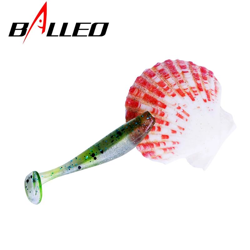 Balleo 10 шт./лот Мягкая приманка 1 2 г/5 см резиновая рыболовная Shad Swimbaits силиконовая