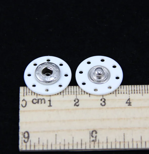 Металлические пластиковые прозрачные Пришивные кнопки для шитья 18 мм аксессуары