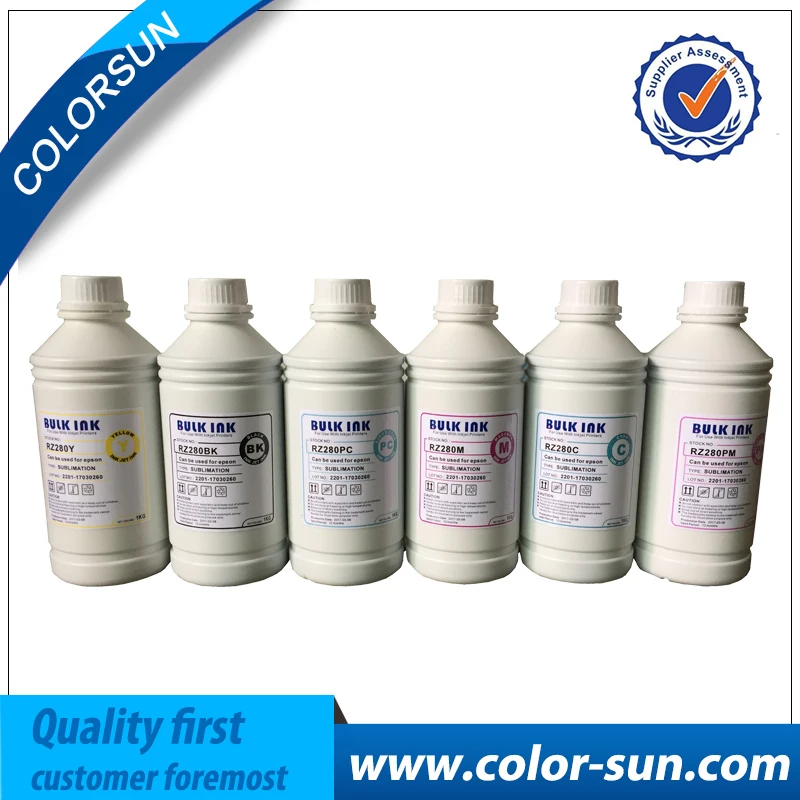

4 colors(CMYK) or 6 colors(CMYKLCLM) Sublimation Ink For Epson Printers Heat Transfer Ink Heat Press Sublimation InK