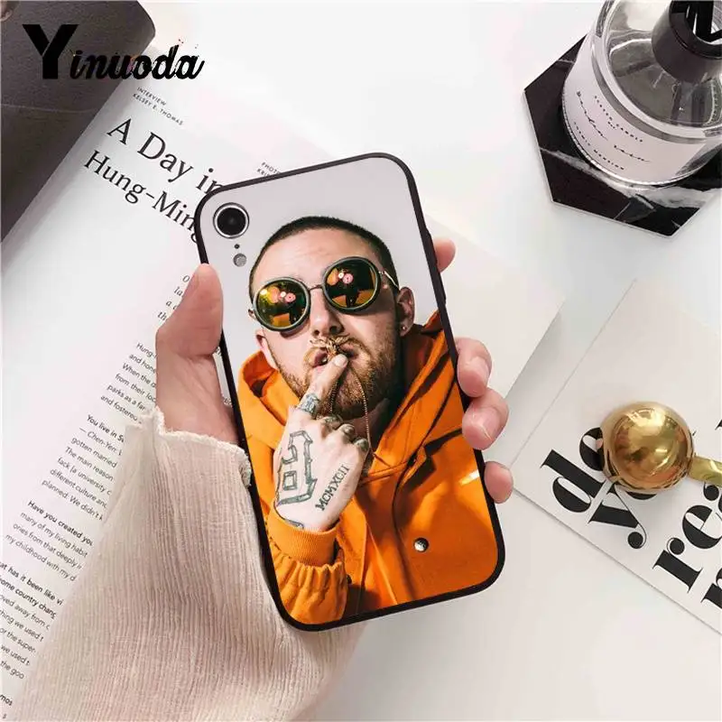 Yinuoda Mac Miller Rapper Phone Cover for iPhone 8 7 6 6S 6Plus X XS MAX 5 5S SE XR 10 11 pro max | Мобильные телефоны и