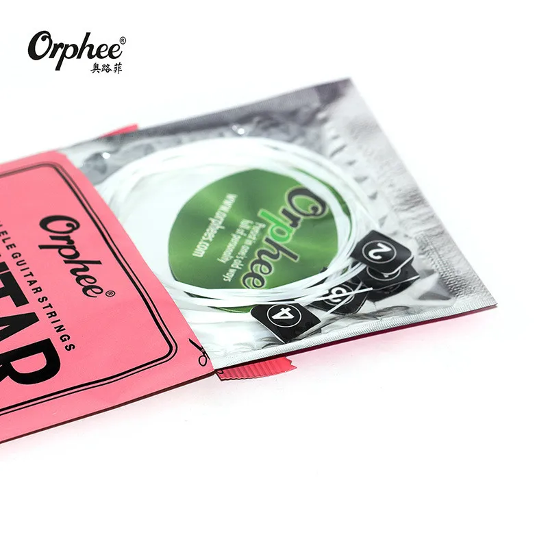 Orphee 4 шт./компл. нейлон Гавайские гитары укулеле струны прочный отличный тон с
