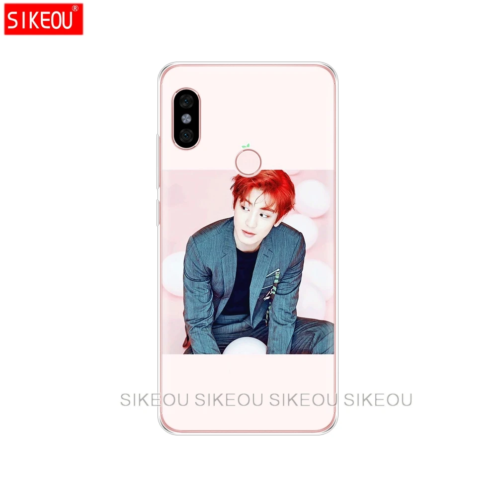 Силиконовый чехол для телефона Xiaomi redmi 5 4 1 1s 2 3 3s pro PLUS note 4X 4A 5A Kpop exo LUHAN Park