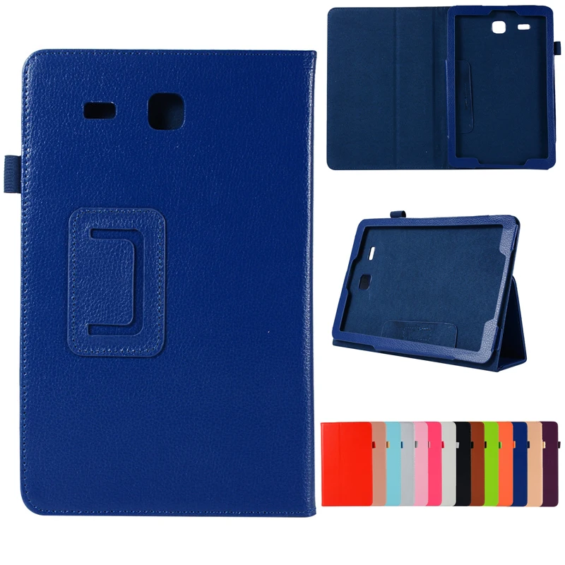 Высококачественный умный чехол Lichi из искусственной кожи для планшета Samsung Galaxy Tab