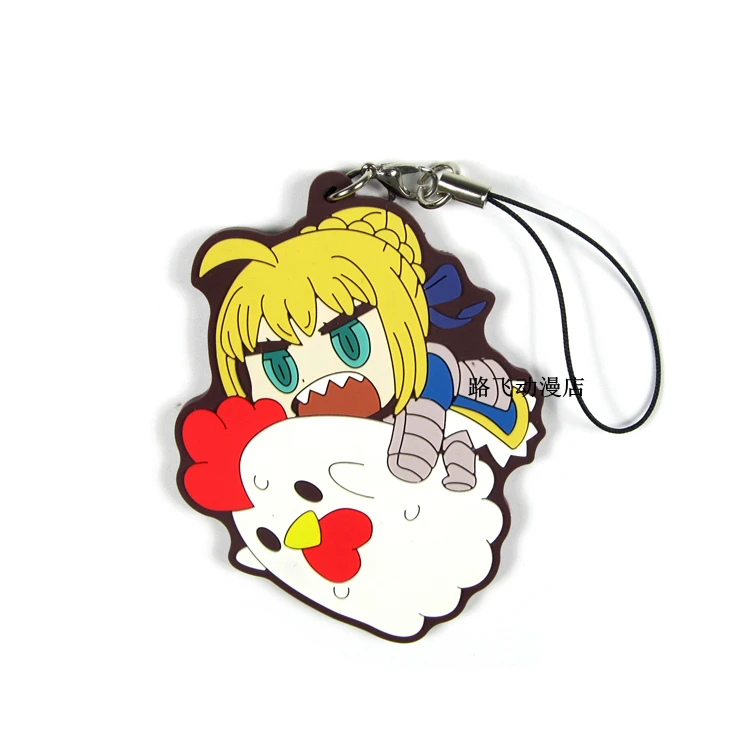 Экшн фигурка FGO из аниме Fate/Grand Order модель Saber Mash Kyrielight/matt Kyrielight резиновый брелок