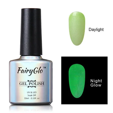 YGJ6720 FairyGlo 10 мл ночной Светящийся лак для ногтей замачиваемый УФ Светящийся лак для ногтей Гель-лак флуоресцентный Топ основа праймер чернила Shilak - Цвет: YGJ6720