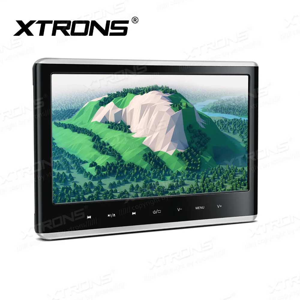 XTRONS 2 монитора 11 6 дюйма IPS экран 1080P видео подголовник установленный DVD плеер HDMI