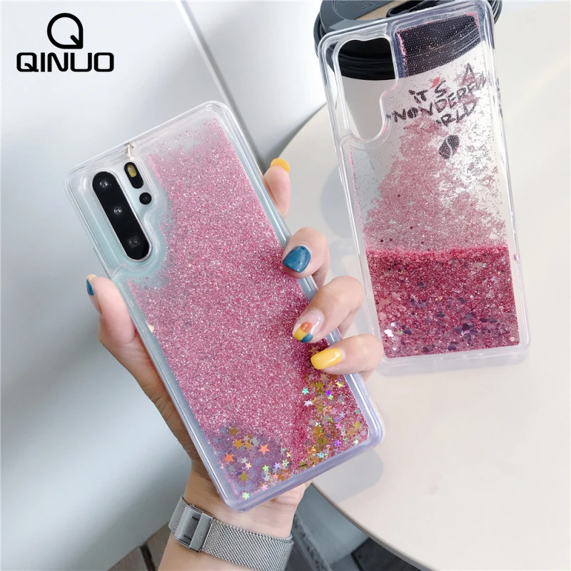 Для huawei P8 P9 P10 P20 P30 Lite Pro P Smart Plus жидкий зыбучий песок чехол для huawei Nova 2i 3 3i 3e 4 e блестящий чехол