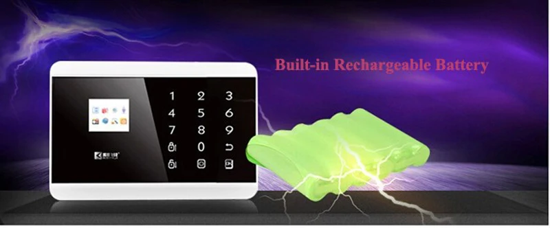 Английский/русский/французский/испанский Беспроводной GSM PSTN Главная охранной сигнализации Системы телефон приложение Управление с интеллектуальным датчики