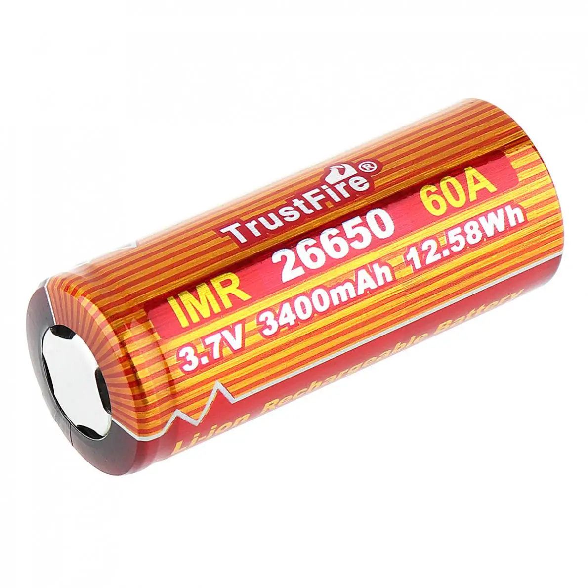 TrustFire 2шт IMR 26650 3 7 V 3400mAh литий-ионная аккумуляторная батарея с предохранительным