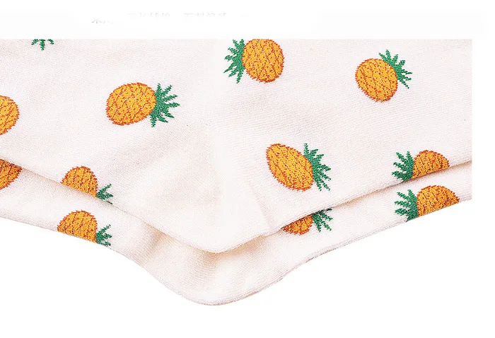 Happy Socks десертная еда серия женские носки хлопок скейтборд хип хоп Уличная команда Harajuku Искусство Мода короткие носки с принтом