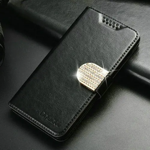 Black With Diamond Dneilacc чехол для CoolPad Порто S E570 кошелек цветок кожаный чехол-подставка Coque/Чехол - Цвет: Black With Diamond