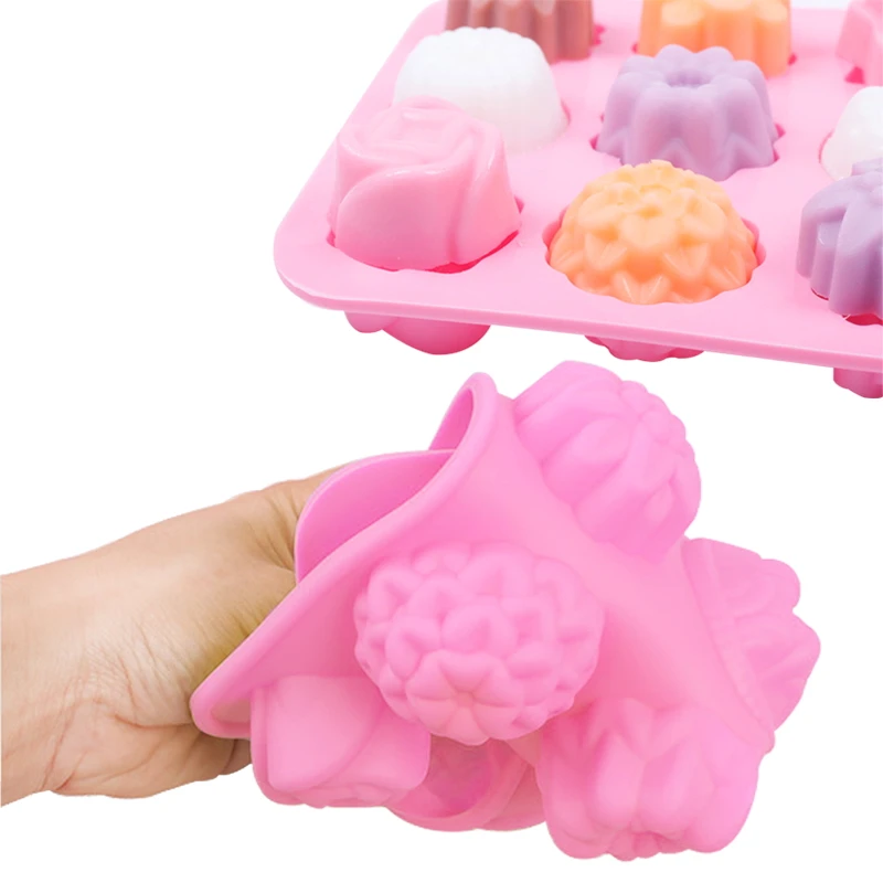 Мягкие силиконовые формы для кубиков льда DIY креативные фруктовые кубики