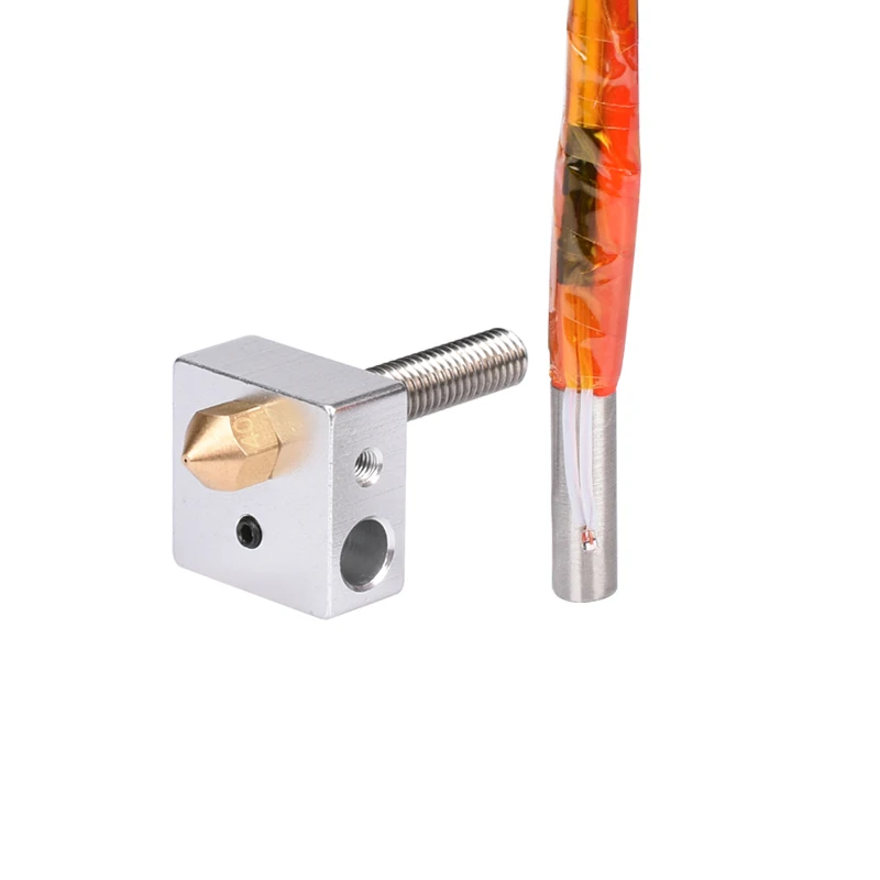 

BIQU 3D printer parts MK8 Extruder hot end kit 0.4mm nozzle heating MK8 Extruder hot end DIY Accessories